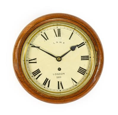 Lot 580 - A Mahogany Wall Timepiece, early 20th century,...
