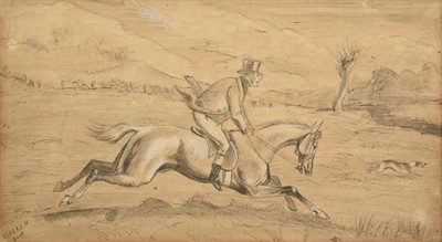 Lot 473 - Henry Alken (1785-1851) Out hunting Off the...