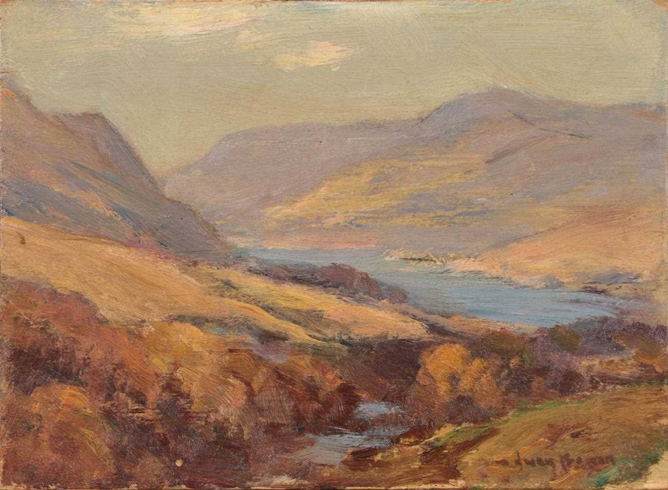 Lot 440 - Owen Bowen ROI (1873-1967) Mountainous...