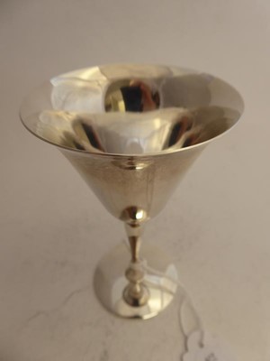 Lot 2106 - A Set of Six Elizabeth II Silver Goblets,...