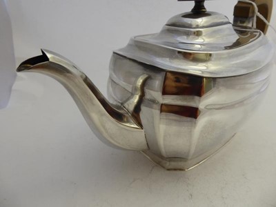 Lot 2107 - A Five-Piece Elizabeth II Silver Tea and...