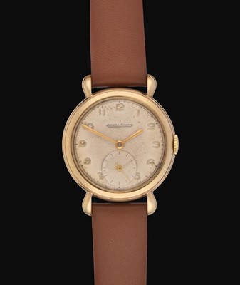 Lot 2117 - A 9 Carat Gold Wristwatch, signed Jaeger...