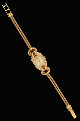 Lot 2167 - A Lady's 18 Carat Gold Wristwatch, signed...