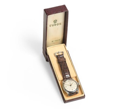 Lot 2182 - A Stainless Steel Centre Seconds Wristwatch,...