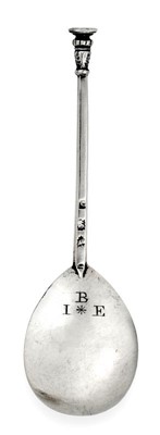 Lot 2027 - A James I Silver Seal-Top Spoon, Maker's Mark...
