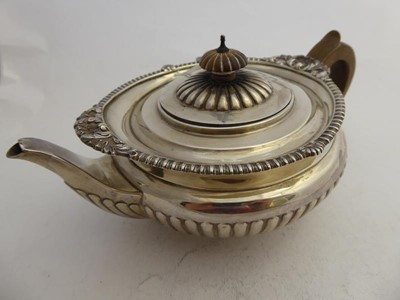 Lot 2047 - A Three-Piece Victorian Silver Tea-Service, by...