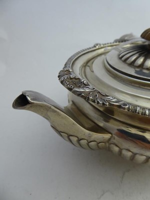 Lot 2047 - A Three-Piece Victorian Silver Tea-Service, by...