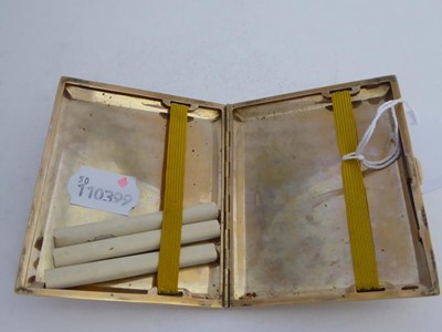 Lot 2066 - A George V Gold Cigarette-Case, by John Henry...