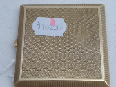 Lot 2068 - A George V Gold Cigarette-Case, by Fergenbaum...