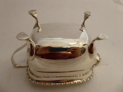 Lot 2079 - A Three-Piece George V Silver Tea-Service, by...