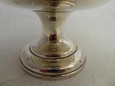 Lot 2083 - A George V Silver Pedestal-Bowl, by Walker and...