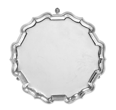 Lot 2088 - A George V Silver Waiter, by Mappin and Webb,...