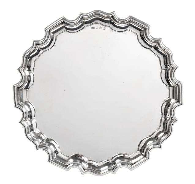 Lot 2090 - A George VI Silver Salver, by Capewell and...