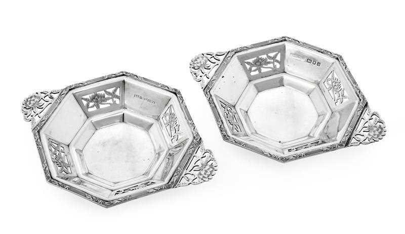 Lot 2098 - A Pair of George VI Silver Dishes, by Asprey...