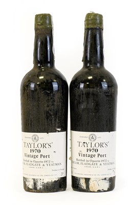 Lot 5100 - Taylor's 1970 Vintage Port (two bottles)