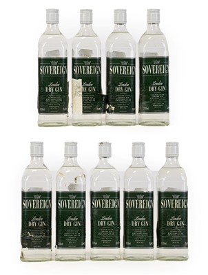 Lot 5135 - Sovereign London Dry Gin, 37.5% vol 70cl (nine...