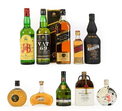 Lot 5150 - Johnnie Walker Black Label Old Scotch Whisky,...