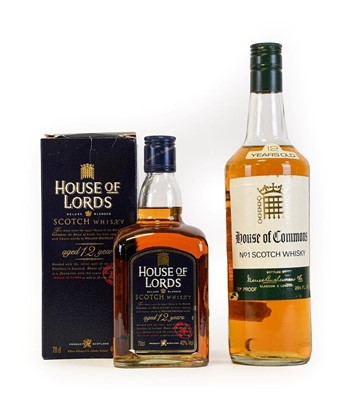 Lot 5154 - House Of Commons 12 Years Old Scotch Whisky,...