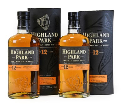 Lot 5176 - Highland Park 12 Year Old Single Malt Scotch...