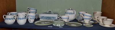 Lot 236 - Quantity of Wedgwood, Queen's ware teawares and small quantity of other china