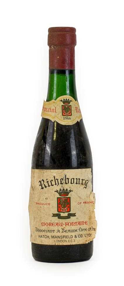 Lot 5042 - Moreau-Fontaine Richebourg 1966 (one half bottle)