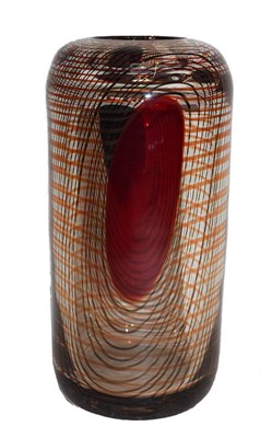 Lot 171 - A Polish art glass vase