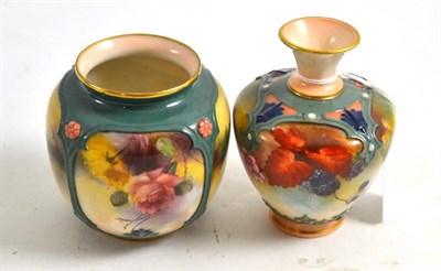 Lot 263 - Two Royal Worcester vases