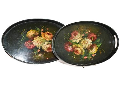 Lot 199 - A graduated set of two Victorian painted...