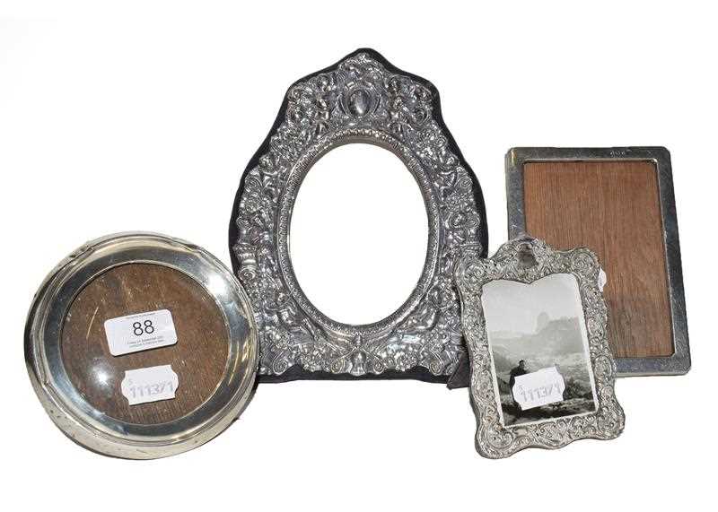 Lot 88 - Four Various Silver Photograph-Frames, two...