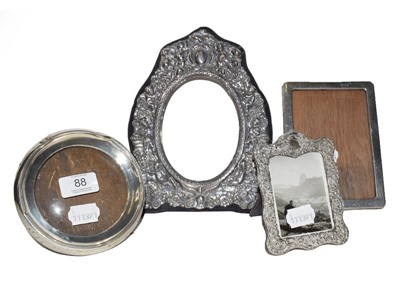 Lot 88 - Four Various Silver Photograph-Frames, two...