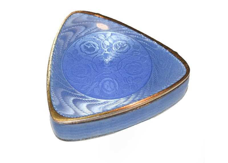 Lot 292 - A Norwegian Silver and Enamel Box, by David...