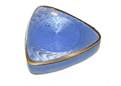 Lot 292 - A Norwegian Silver and Enamel Box, by David...