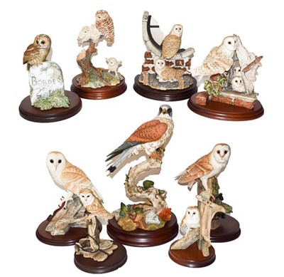 Lot 132 - Border Fine Arts Owl groups including: 'On the...