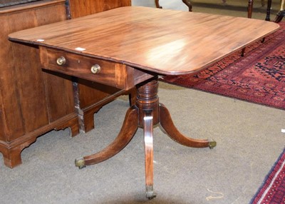 Lot 1239 - A 19th century mahogany pedestal table with...