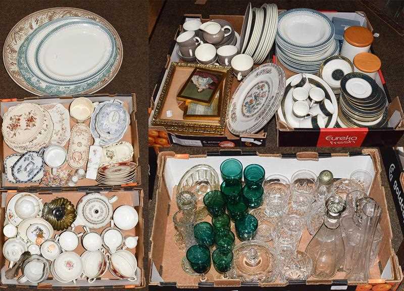 Lot 1107 - A quantity of 19th and 20th century ceramics,...