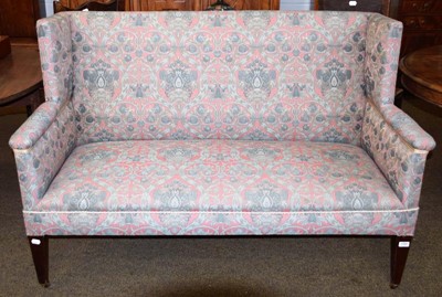 Lot 1260 - An Edwardian mahogany framed two seater sofa,...
