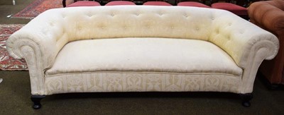 Lot 1269 - An Edwardian Chesterfield style two-seater...