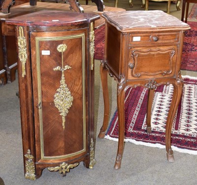 Lot 1314 - A 19th century French kingwood and rosewood...