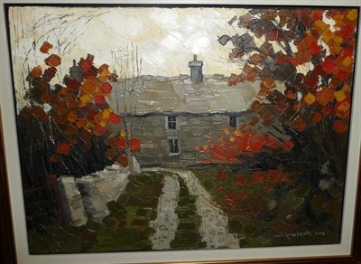 Lot 836 - Wilf Roberts (20th/21st century)  "Hydref, Ty Mawr (Autumn, Ty Mawr) " Signed and dated 2005,...