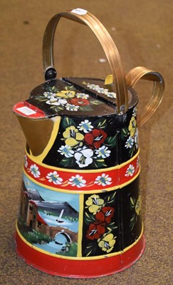 Lot 1115 - A reproduction barge ware watering can