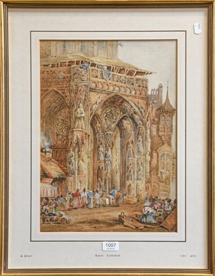 Lot 1007 - Attributed to Samuel Prout (1783-1852) Rouen...