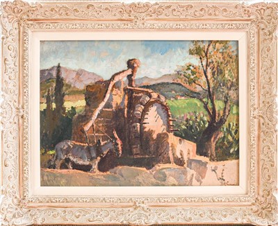 Lot 1035 - R Roberts (Contemporary) Village view, signed...