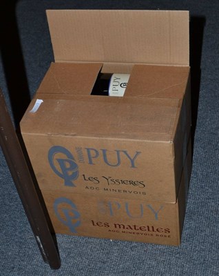 Lot 309 - Chateau Puy Les Matelles Rose 2009, Minervois, half case; Chateau Puy Les Yssieres 2008, Minervois