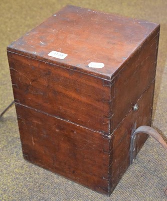 Lot 1138 - A mahogany cased navigational instrument, 'The...