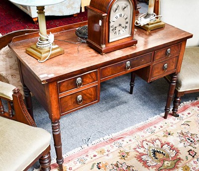 Lot 1179 - A George IV mahogany dressing table, 112cm by...