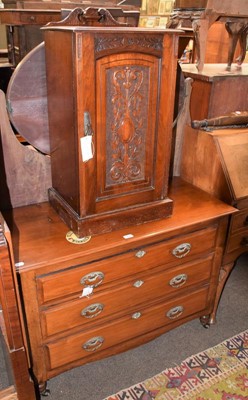 Lot 1222 - A Victorian mahogany half tester bed with...
