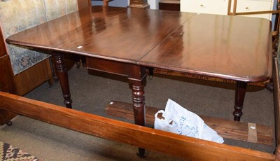 Lot 1223 - An early Victorian mahogany drop leaf dining...