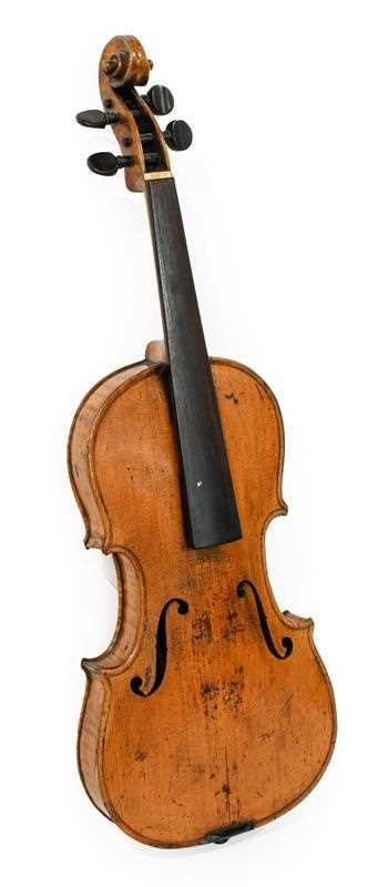 Lot 3018 - Violin 14 1/4" two piece back, no label, has...