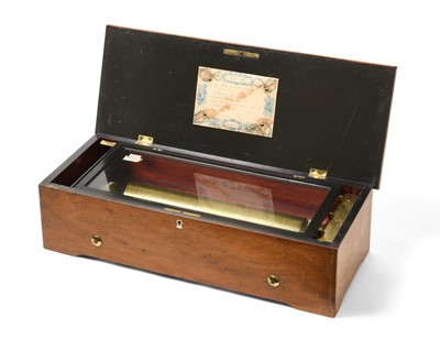 Lot 2133 - A Musical Box Playing Eight Patriotic And Sentimental Airs