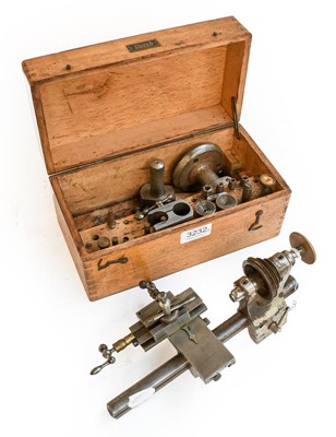 Lot 3232 - Watchmakers Lathe By Lorch Schmidt & Co. with...